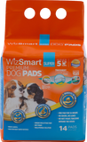 WizSmart Premium Dog Pads and Puppy Potty Training Pads, Quick Drying, Absorbent, and Odor Free with Stay-Put Tabs